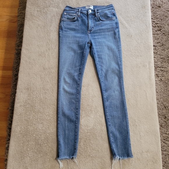 Agolde Sophie Crop fray hem jeans size 25 - Picture 4 of 12